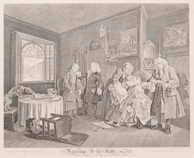 Marriage a la Mode plate VI